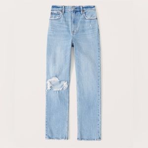 Abercrombie & Fitch Ultra High Rise 90’s Straight Jeans